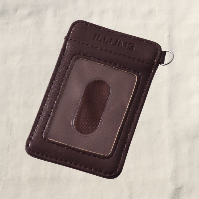 イルムス　パスケース　ブラウン