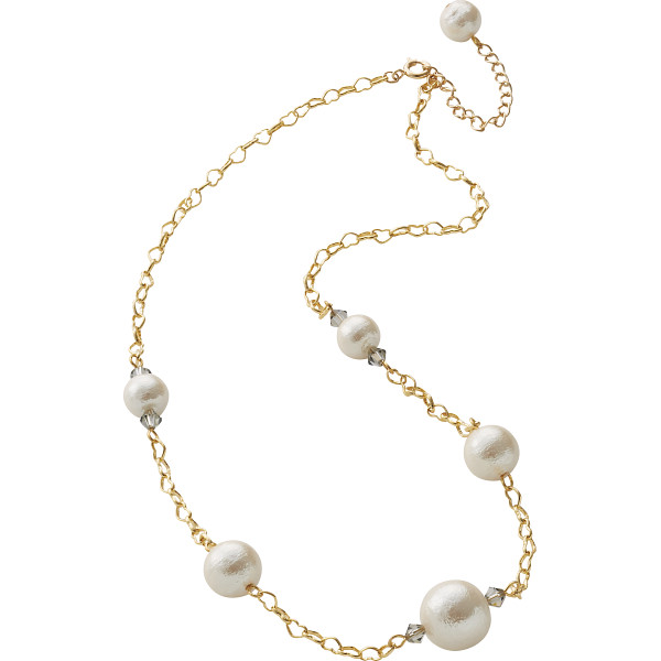 アトリエエトラ　コットンパールネックレス　キスカ