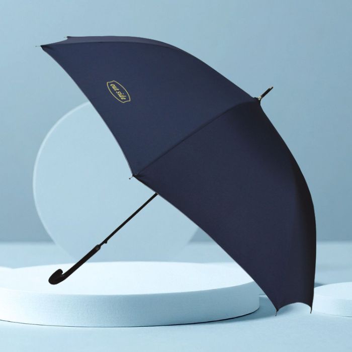 アウトサイド　ジャンプ長傘　ネイビー