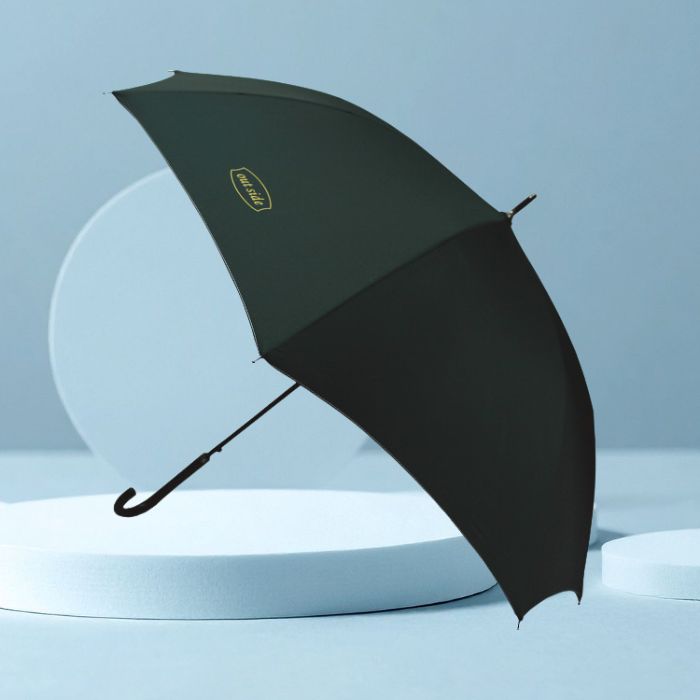 アウトサイド　ジャンプ長傘　グリーン