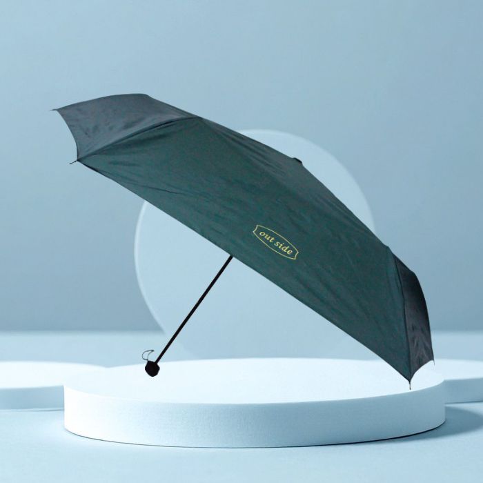 アウトサイド　丸ミニ傘　　グリーン
