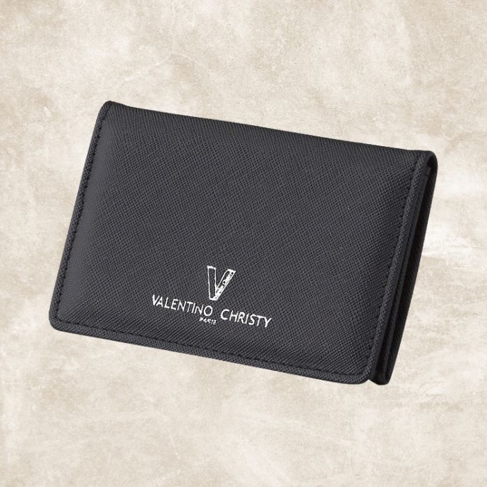 ヴァレンティノクリスティー　名刺入れ　ブラック