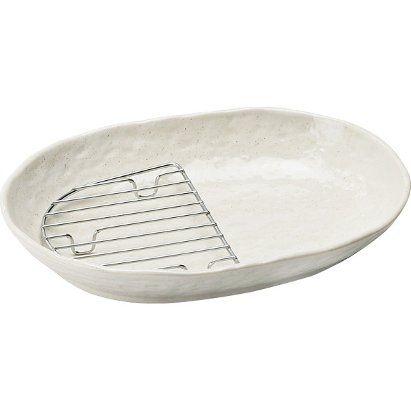 スノコ付　楕円皿