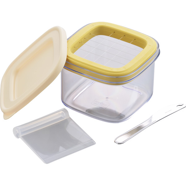 すぐ切れるバターケース　専用先割れバターナイフ付