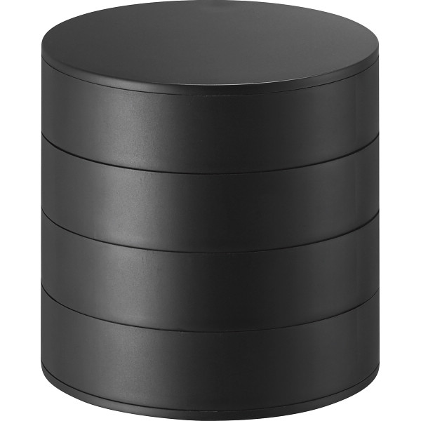 アクセサリートレー４段　ブラック