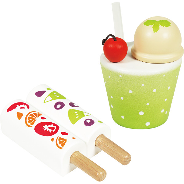 ウッディプッディ　はじめてのおままごと　フルーツアイスバー＆クリームソーダ
