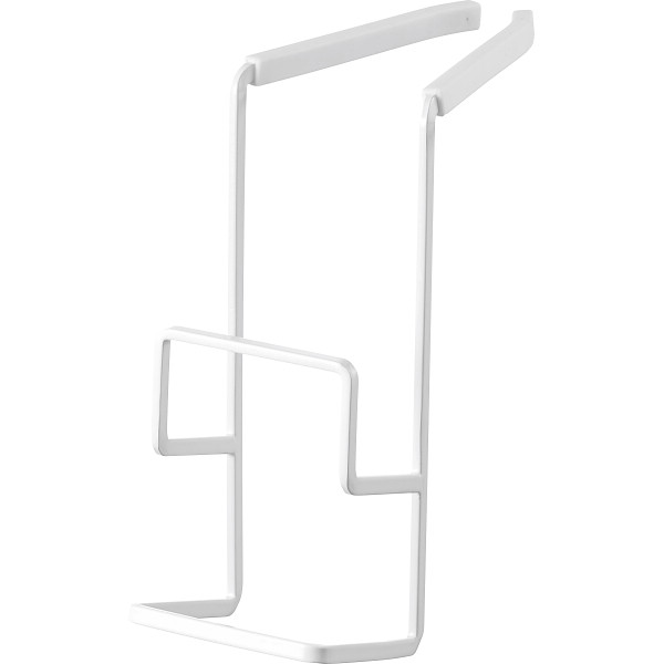 蛇口にかけるスポンジホルダーダブル　ホワイト