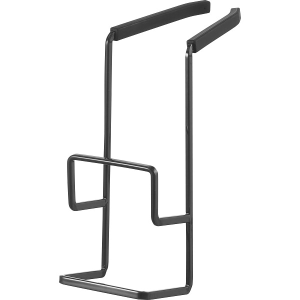 蛇口にかけるスポンジホルダーダブル　ブラック