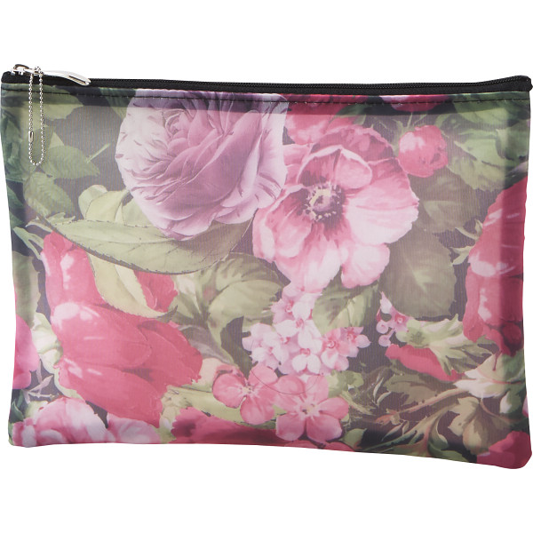 日本製オーガンジー抗菌ポーチ　ピンク