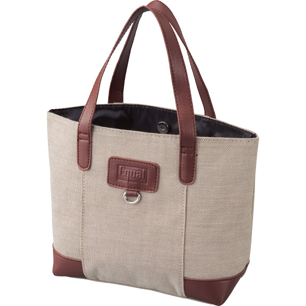 ジュンコ　コシノ　イコール　エルガリー手提げバッグ　ブラウン