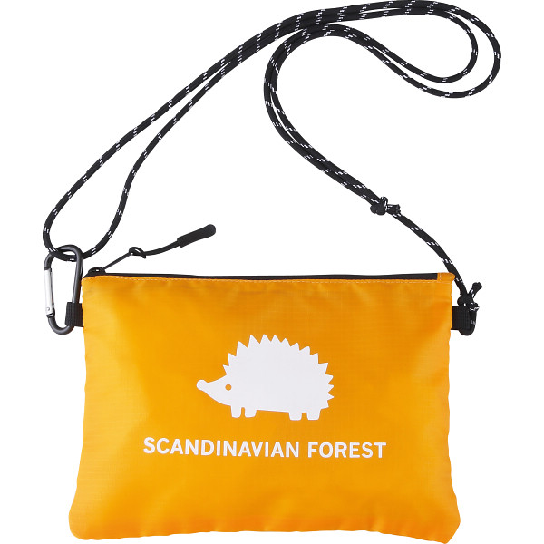 スカンジナビアンフォレスト　ジップミニサコッシュ　オレンジ