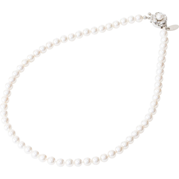 ミチコ　ロンドン　コシノ　貝パールネックレス　ホワイト