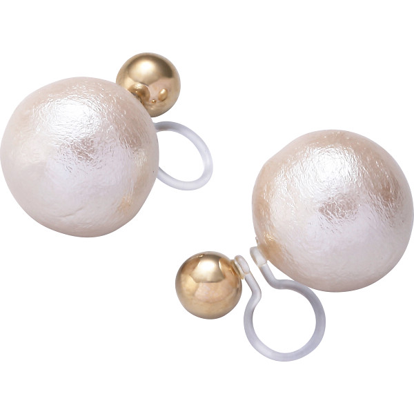 ノンホールピアス　ホワイト