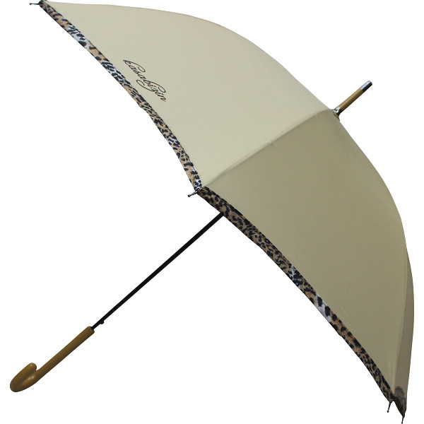 傘美人　ジャンプ長傘　ベージュ