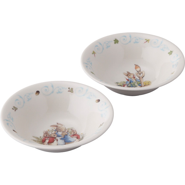 ピーターラビット　ペアボウルセット