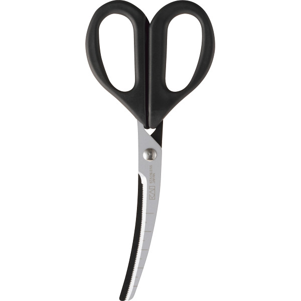 料理家の逸品　ミニカーブキッチンバサミ