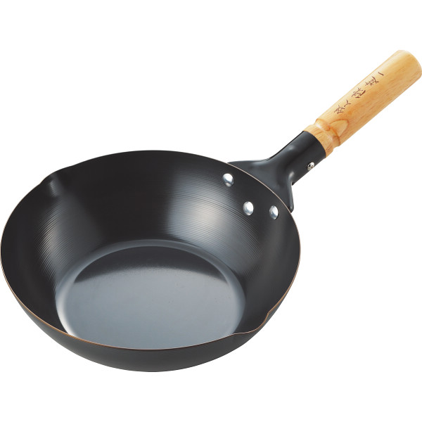 陳建一　木柄北京鍋（２５ｃｍ）