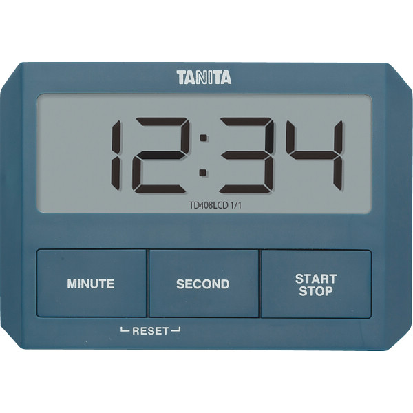 タニタ　ガラスにつくタイマー　ブルー