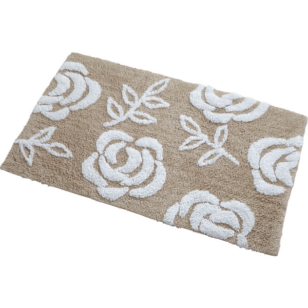 インドマット　ローズ　ベージュ