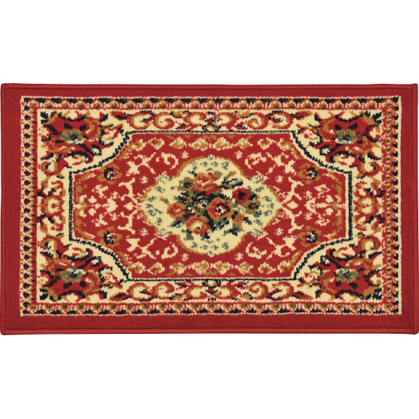 ウィルトン織マット　　レッド