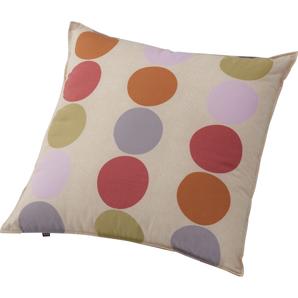 クッション（ドット）　アイボリー