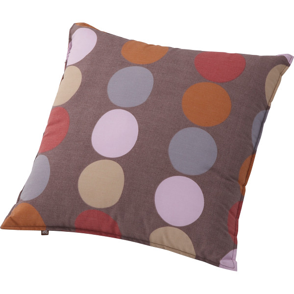 クッション（ドット）　ブラウン