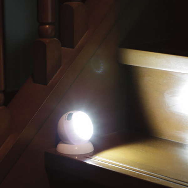 ＣＯＢセンサーライト　マグネット台座付