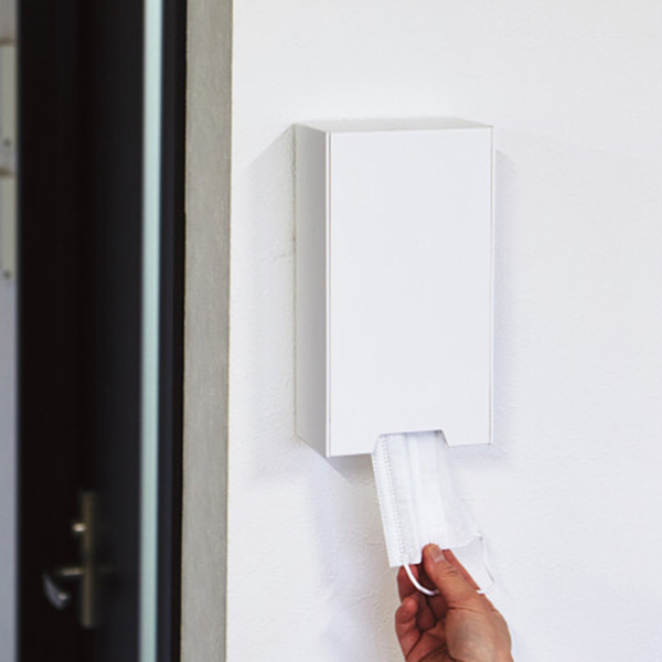 ツーウェイマスク収納ケース　ホワイト