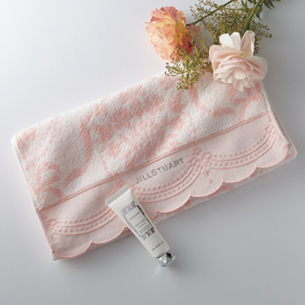 ジルスチュアート　フェイスタオル＆ハンドクリーム３０ｇ