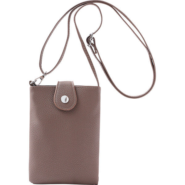 キャティフェラーリ　スマホポシェット　トープ