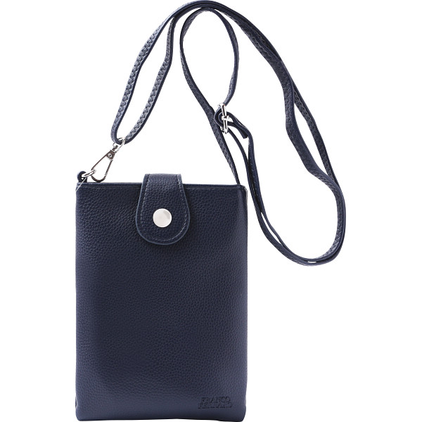 フランコフェラーロ　スマホポシェット　ネイビー