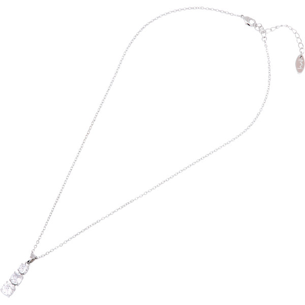 ミチコ　ロンドン　コシノ　ラウンドスリーストーンペンダント　シルバー