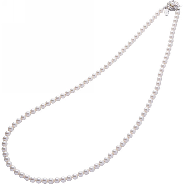ユキコハナイ　パールロングネックレス　ホワイト