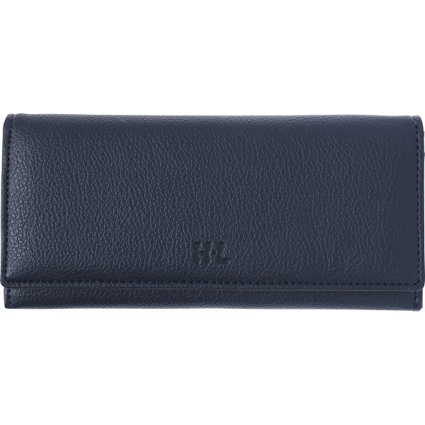 アッシュエル　長財布　ネイビー