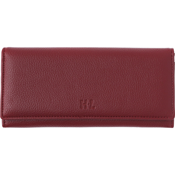 アッシュエル　長財布　ワイン