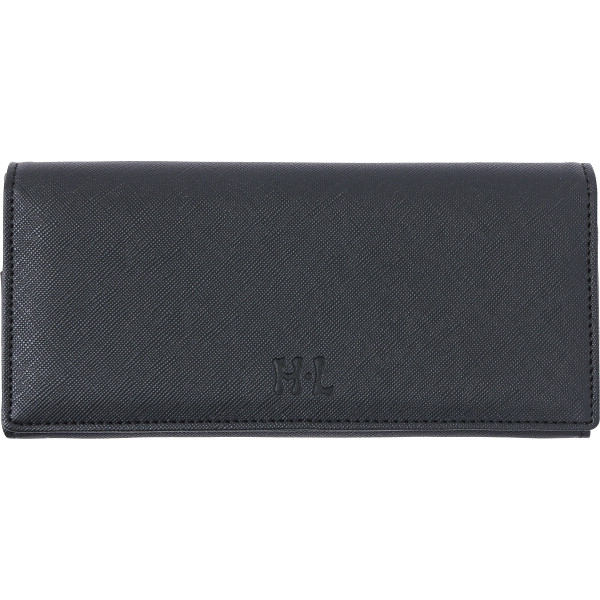 アッシュエル　メンズ長財布　ブラック