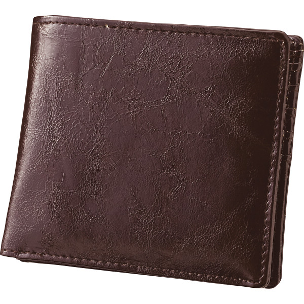 イルムス　二つ折財布　ブラウン