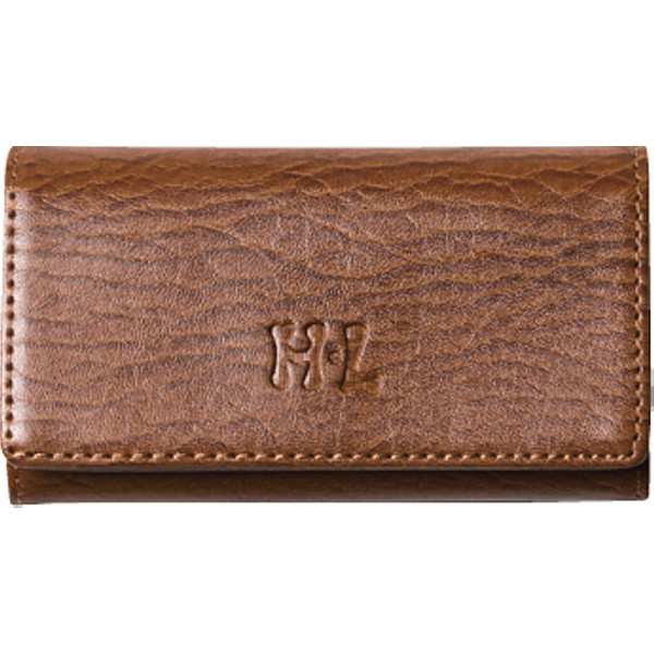 アッシュエル　キーケース　ブラウン