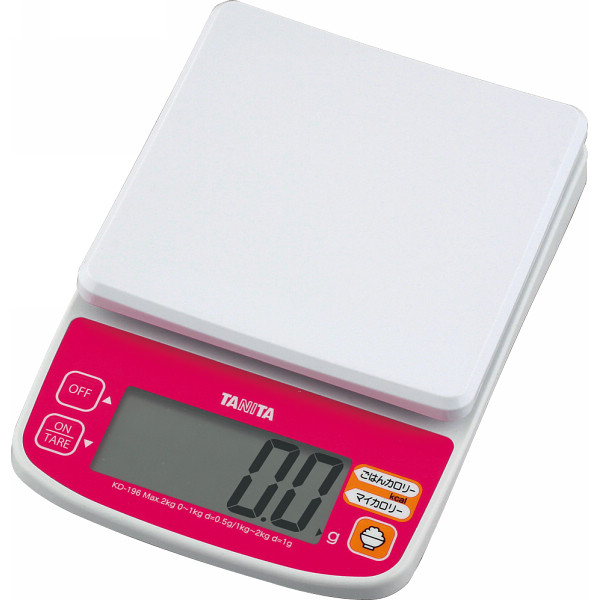 タニタ　デジタルクッキングスケール　ピンク　B