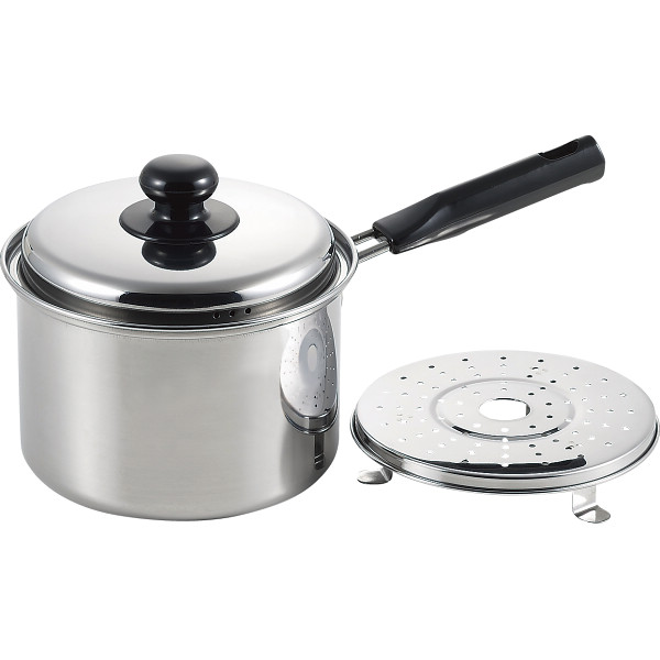 陳建一　片手兼用鍋（１６ｃｍ）目皿付