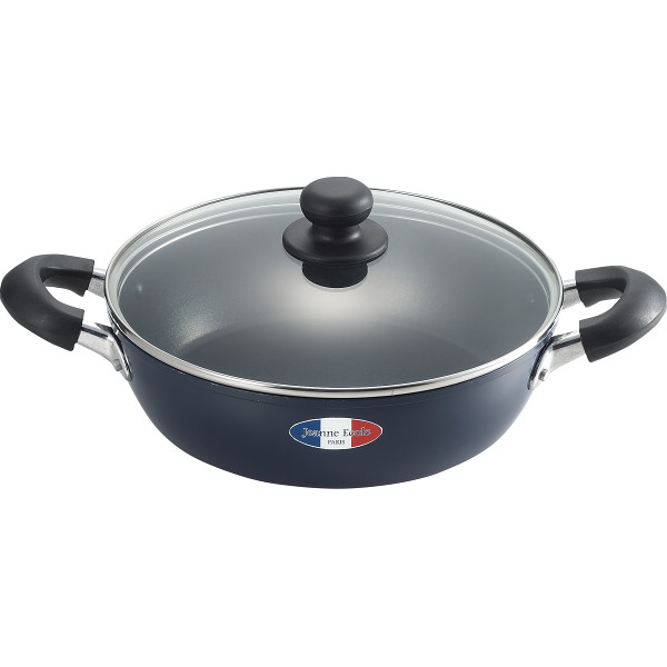 ジャンヌ・エコール　アルミ両手浅鍋（２４ｃｍ）
