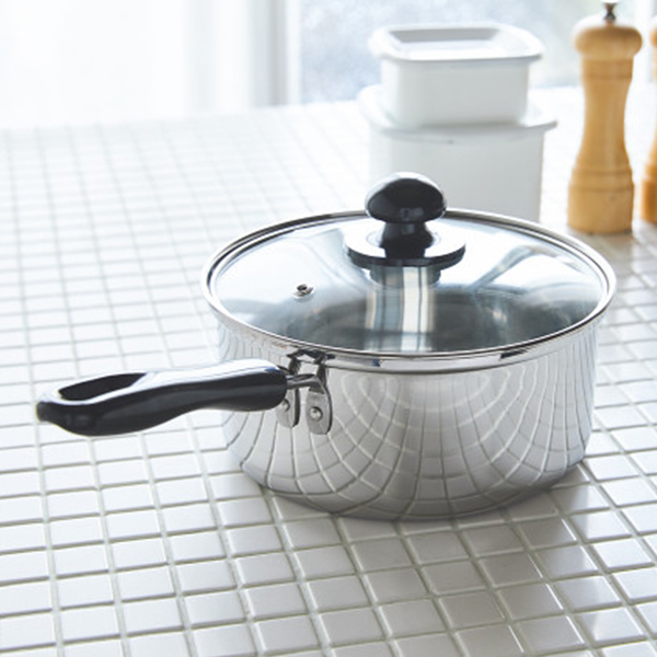 クレール　ステンレス片手鍋（１８ｃｍ）