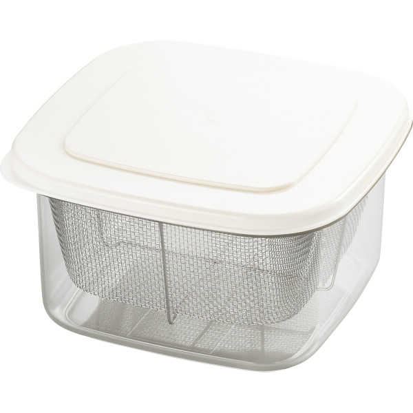 角型保存容器（ザル付）