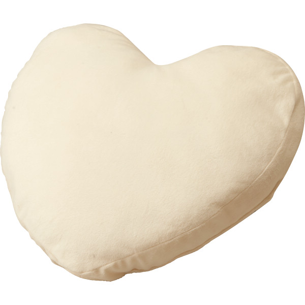 ハート型クッション　アイボリー