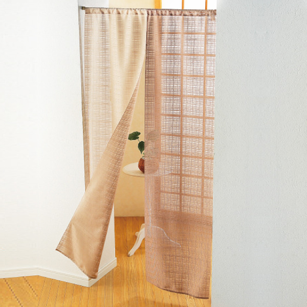 のれん（まりもツートン）　ロングサイズ