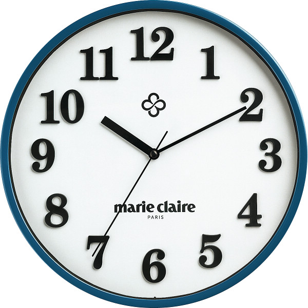 壁掛け時計　ネイビー