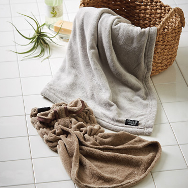 ドルシス　バスタオル・２ウェイヘアキャップセット