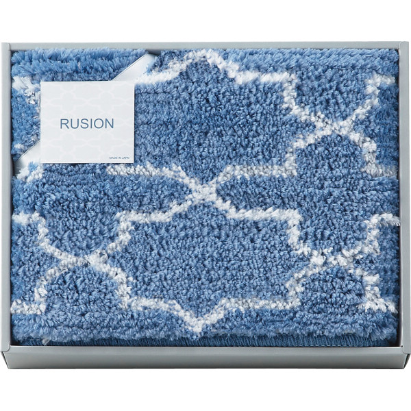 ルシオン　バスマット　ブルー
