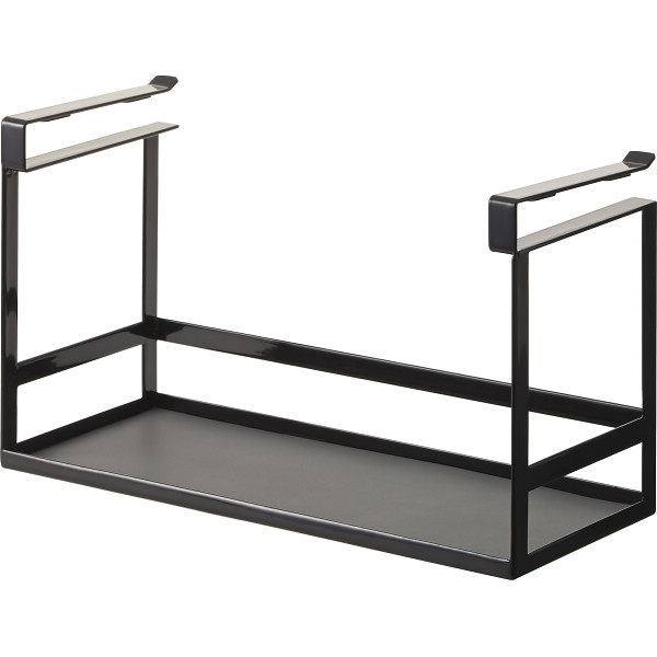 戸棚下調味料ラック　ブラック