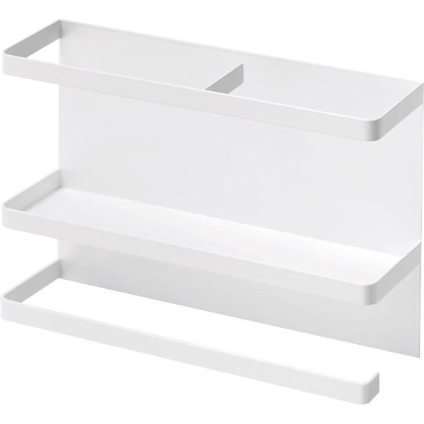 キッチンペーパーホルダー＆ラップホルダー　ホワイト